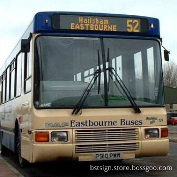 P10 Programmable Yellow Color Bus LED Message Sign (front/rear window)